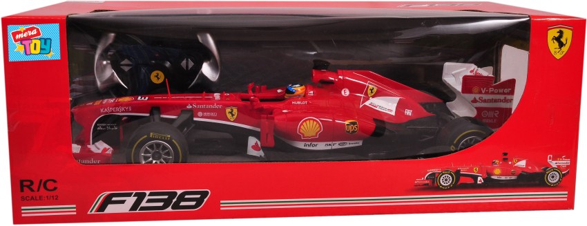 mera TOY SHOP Radio Remote Control 1:12 Ferrari F138 Formula 1 RC