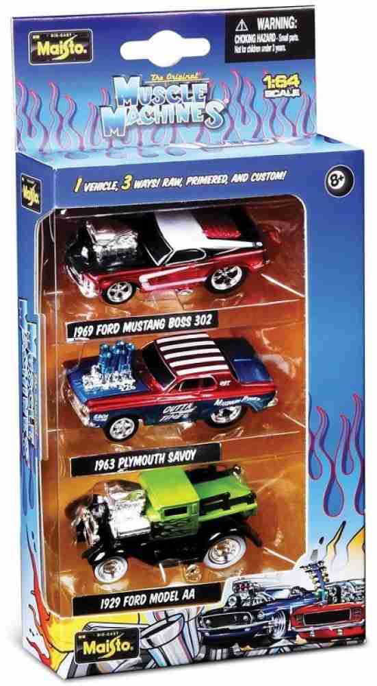 Maisto Muscle Machines 1 64 Scale Set of 3 Diecast cars Muscle Machines 1 64 Scale Set of 3 Diecast cars shop for Maisto products in India. Flipkart