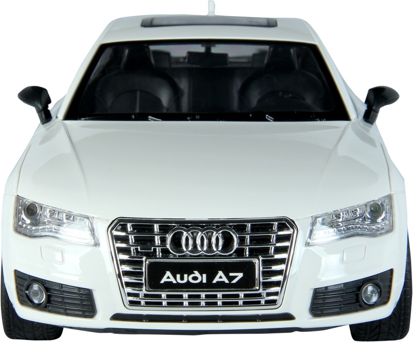 Toy House Officially Licensed 1 16 Audi A7 Rechargeable car with Gravity sensor steering Remote White Officially Licensed 1 16 Audi A7 Rechargeable car with Gravity sensor steering Remote White shop f...