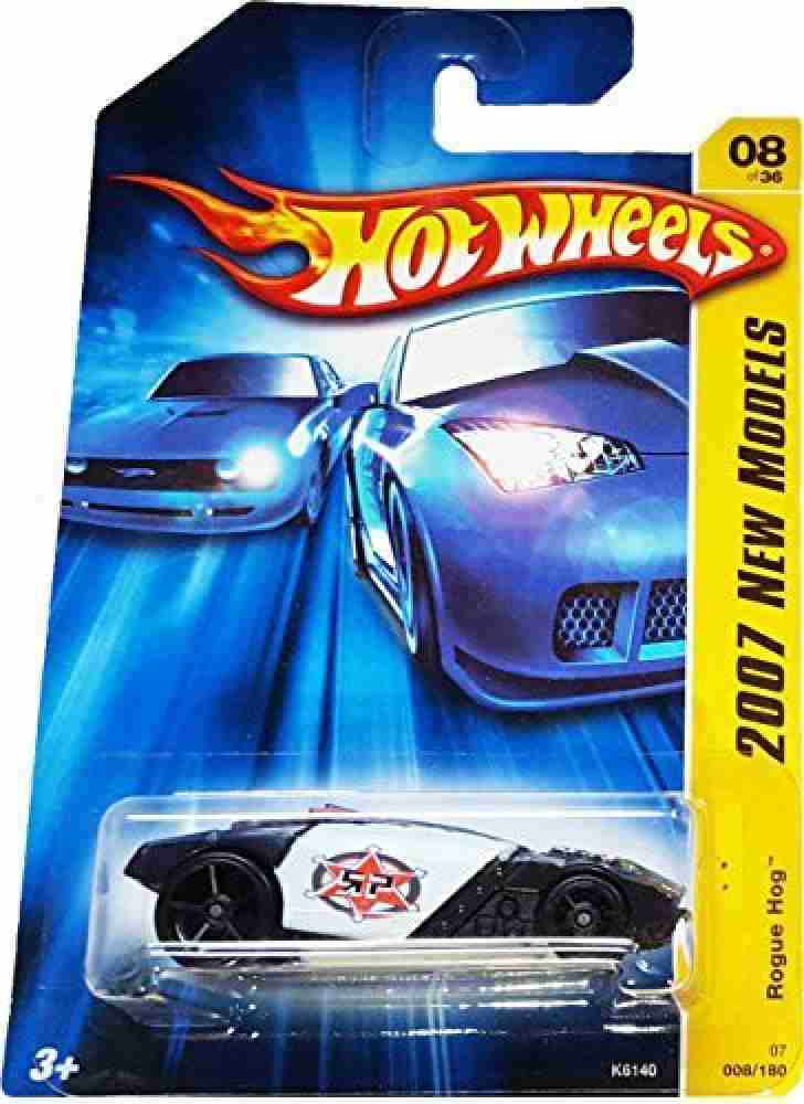 MATTEL Hot Wheels 2007 New Models 1:64 Scale Black Rogue Hog - Hot