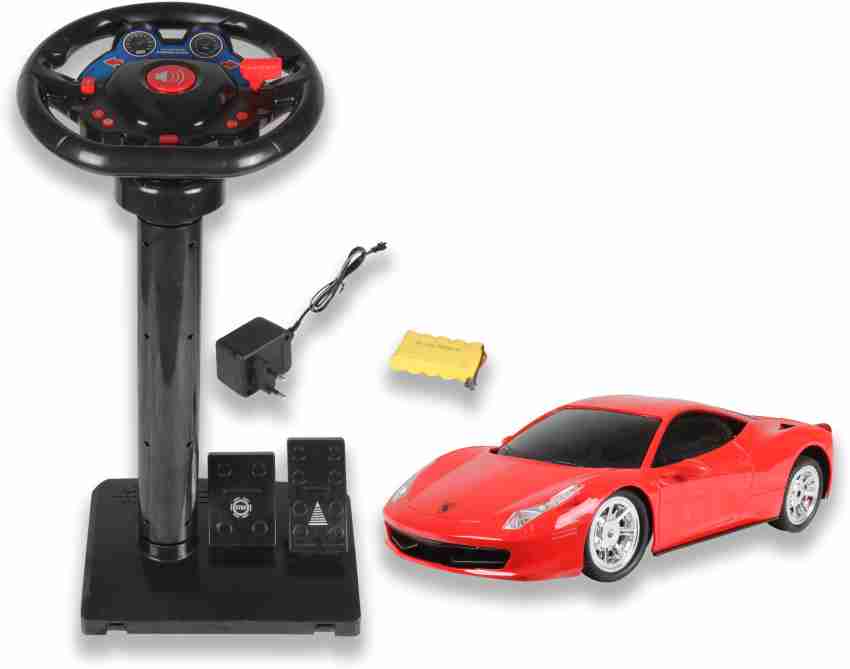 rc car steering wheel and pedals