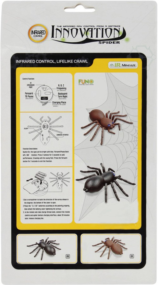 Remote control spider prank shop