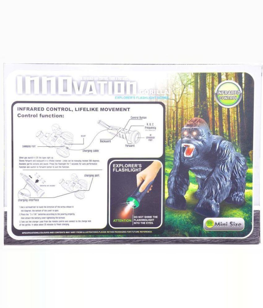 Saffire Remote Control Gorilla with Sound and Light - Remote