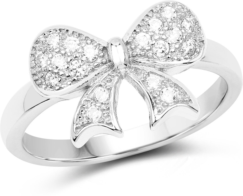 Details more than 73 diamond bow ring white gold latest vova.edu.vn