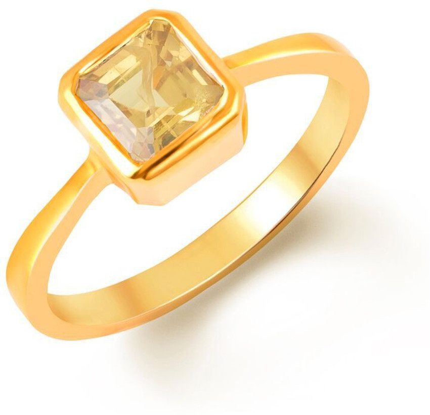 Pushkaraj stone outlet ring price
