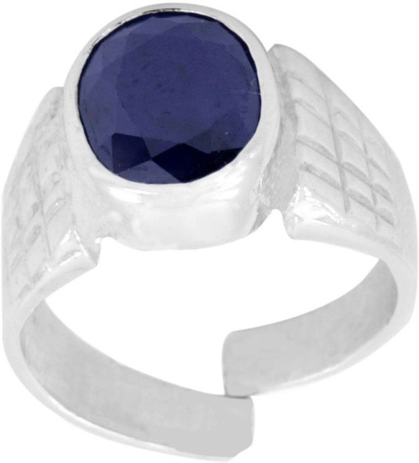 Avaatar 4 Carat Bello Sterling Silver Sapphire Ring Price In India - Buy  Avaatar 4 Carat Bello Sterling Silver Sapphire Ring Online At Best Prices  In India | Flipkart.Com