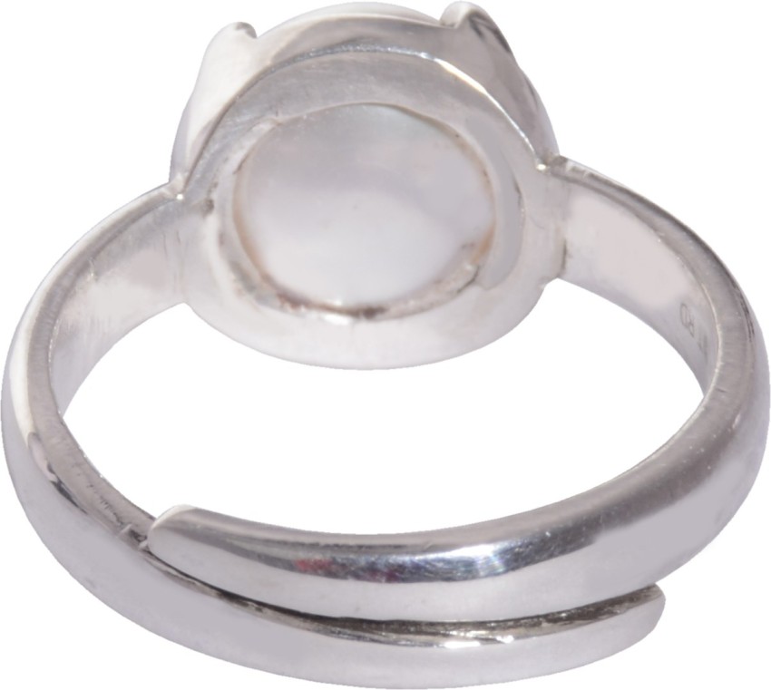 Real cultured pearl rings | Buy Moti rings in silver