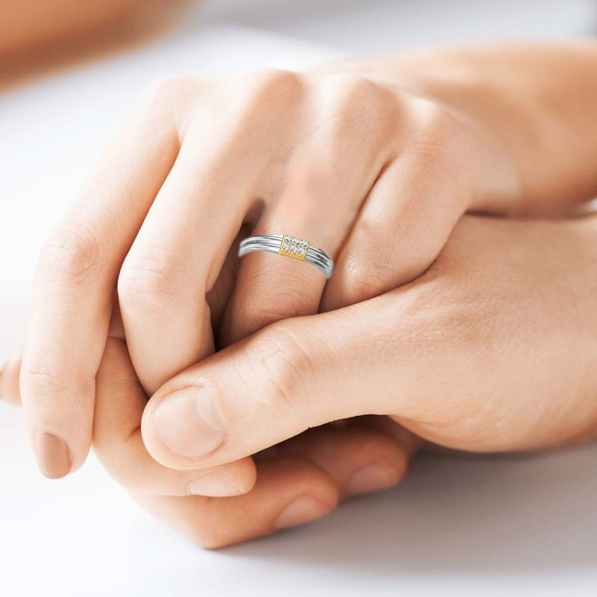 AG Jewellery Rupa Sterling Silver Swarovski Crystal Ring Price in