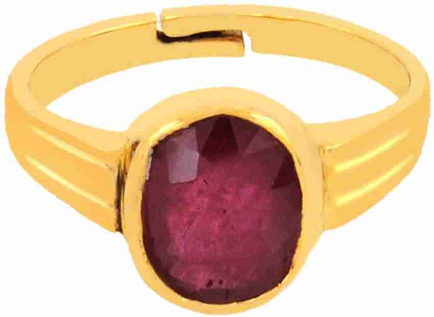 Avaatar 5 Carat Bello Panchdhatu Metal Ruby Ring Price in India Buy Avaatar 5 Carat Bello Panchdhatu Metal Ruby Ring Online at Best Prices in India Flipkart