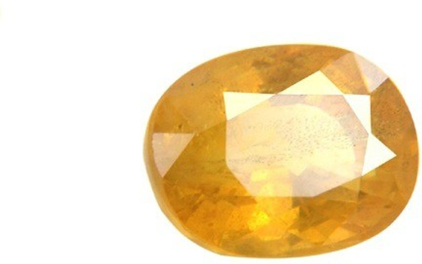 Raviour Lifestyle 10.00 ct. 11 Ratti Yellow sapphire Pukhraj Marka Natural Gemstone Stone Sapphire Ring Price in India Buy Raviour Lifestyle 10.00 ct. 11 Ratti Yellow sapphire Pukhraj Marka Natural Ge...