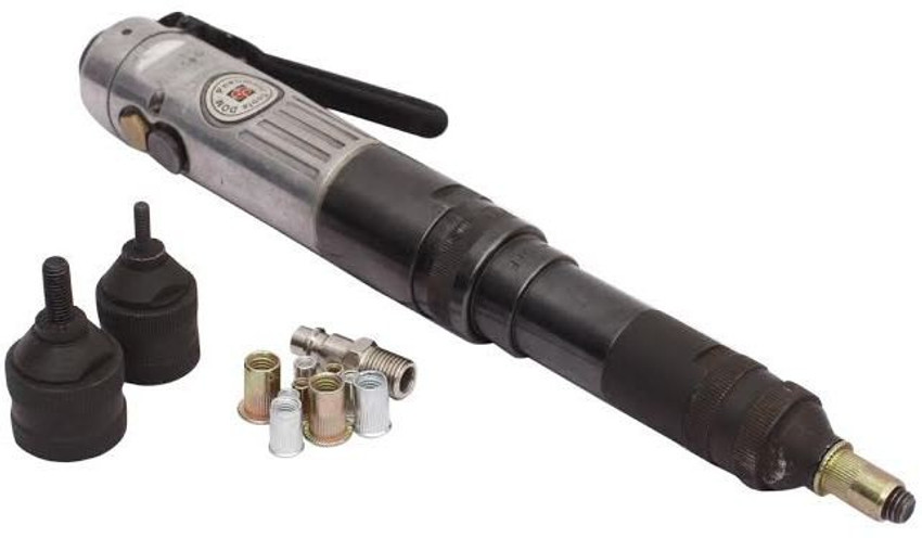 DOM Pneumatic Straight type Nut insert Tool M4 M6 Light Duty