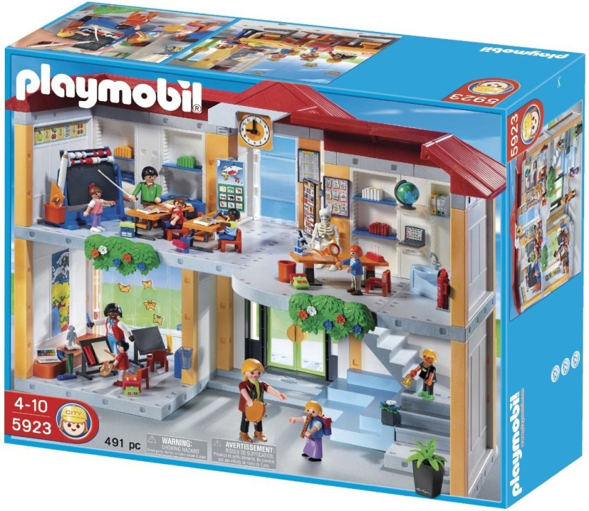 Playmobil Furnished School Building, Multicolor  