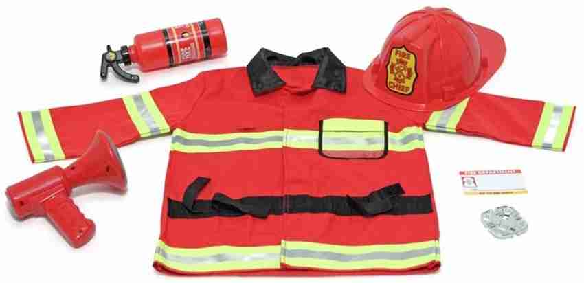 MELISSA DOUG Fire Chief Role Play Costume Set Fire Chief Role