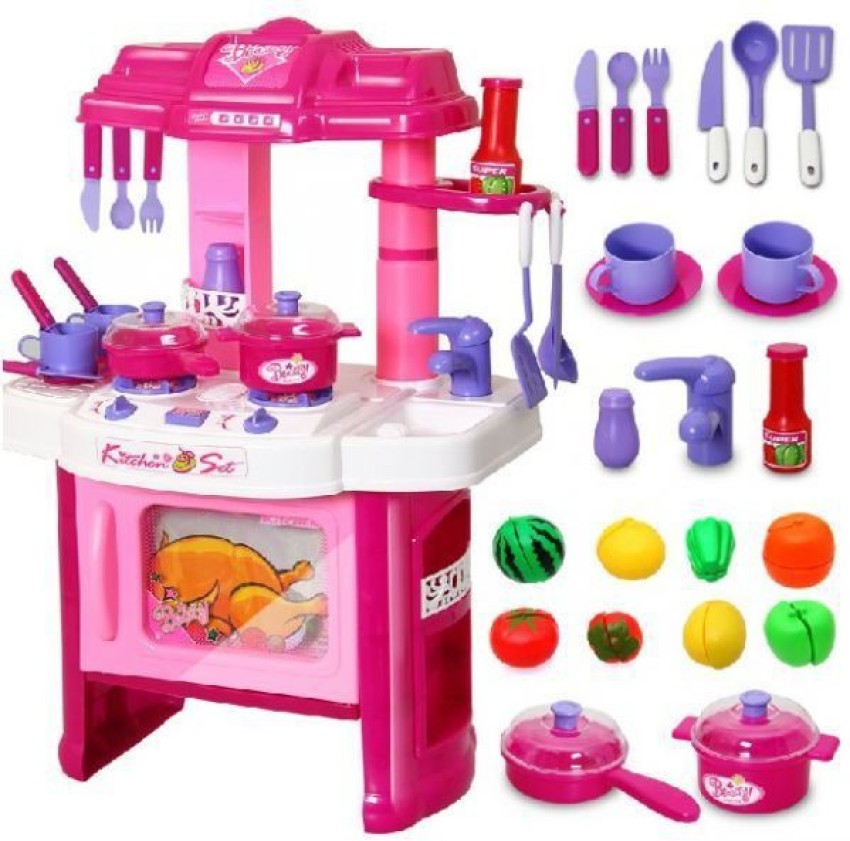 Play King Big Kitchen Cook Set Toy Kids Play Pretend Kitchen Set Big Kitchen Cook Set Toy Kids Play Pretend Kitchen Set shop for Play King products in India. Flipkart