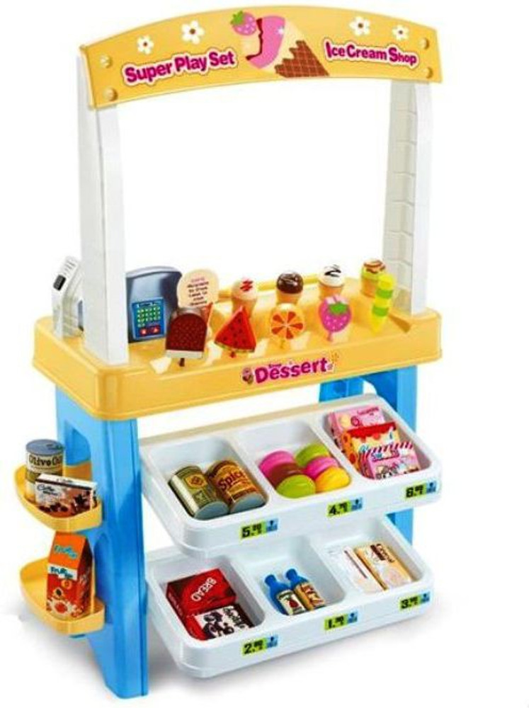 Children's toy top ice cream shop
