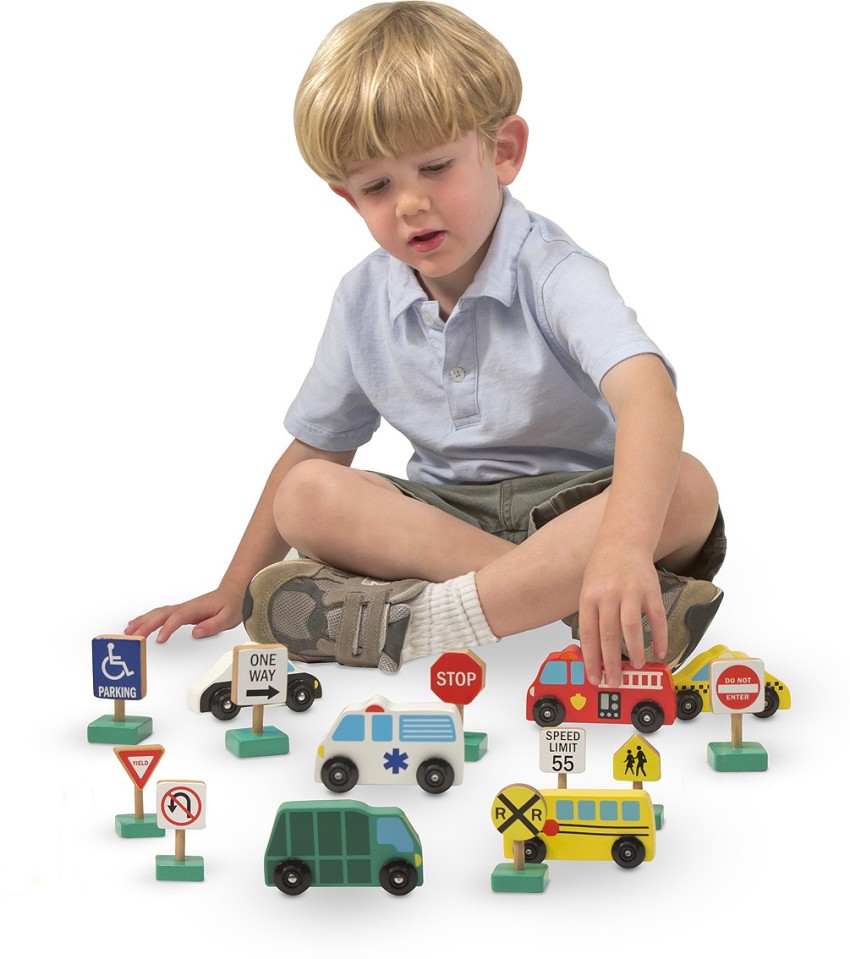 Melissa and doug store cars and signs