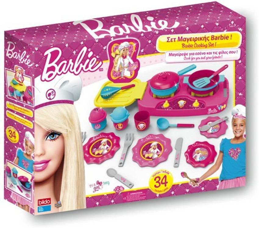 Barbie kitchen set flipkart hot sale