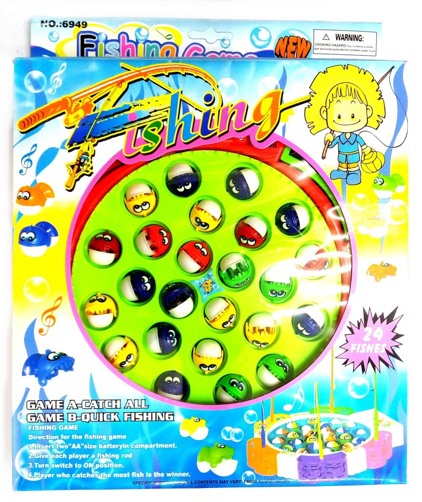 Palakz Battery Oprerated Fishing Game Set - Battery Oprerated Fishing Game  Set . Buy Fish toys in India. shop for Palakz products in India.