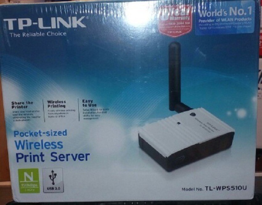 TP-Link Tp Link Wireless Print Server Tl-WPS510u 150 Mbps Wireless Router -  TP-Link