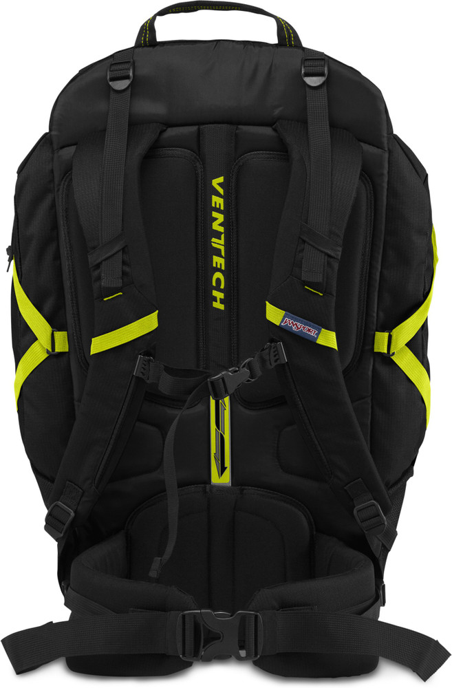 JanSport EQUINOX 40 Rucksack 43 L BLACK LIME PUNCH Price in