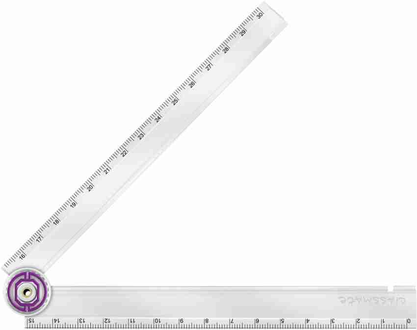 3 Pcs Architect Scale Ruler 40cm Ruler Straight Stainless Steel