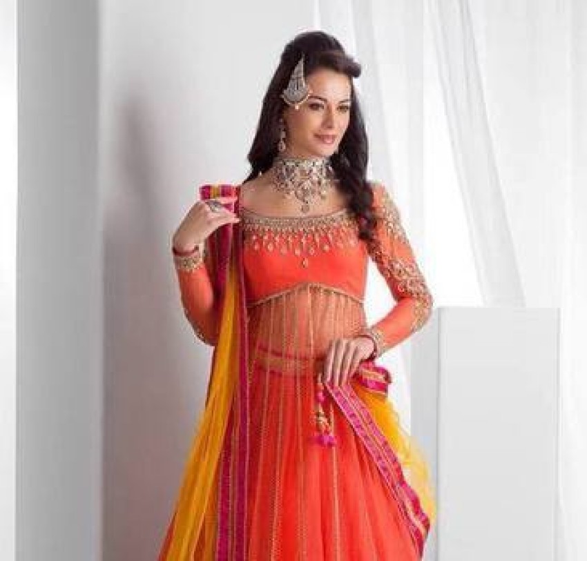 Nine colours hotsell lehenga choli