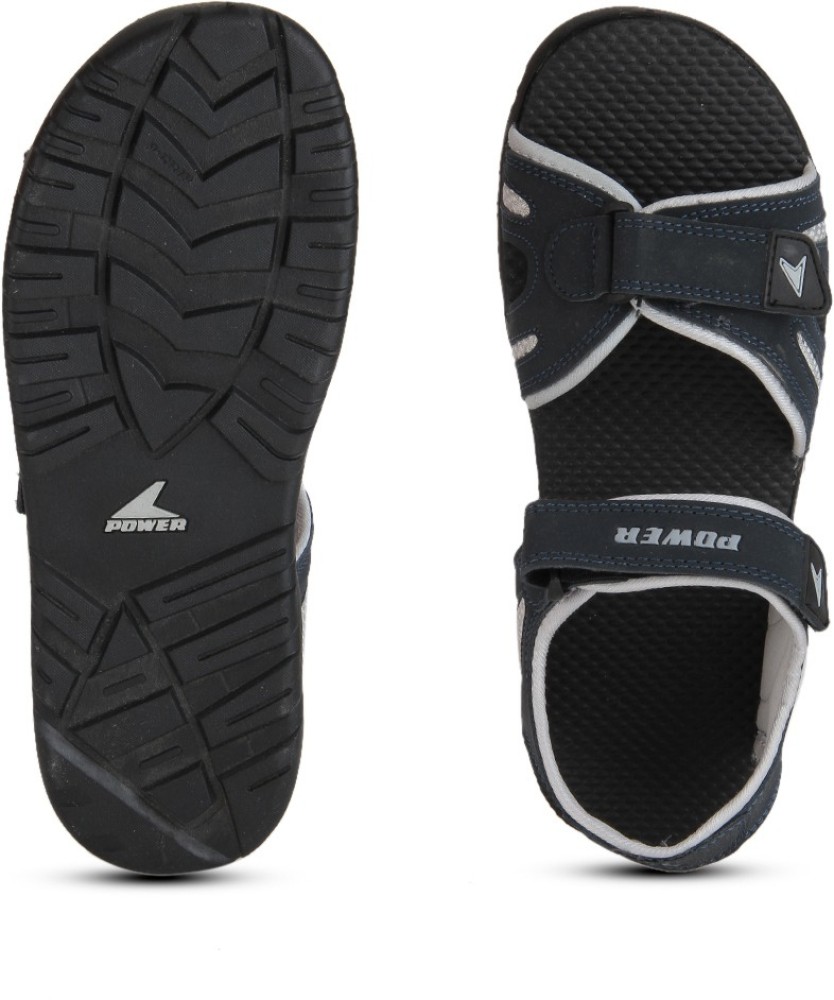 POWER by Bata Men Black Navy Sports Sandals Buy BLUE Color