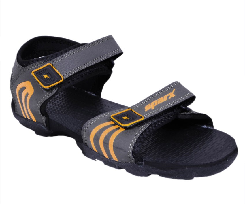 Sparx Men Olive Yellow Sports Sandals