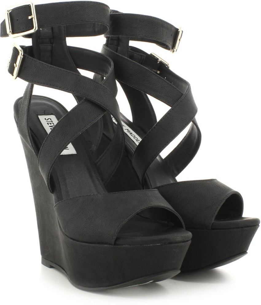 Steve madden strappy discount wedges