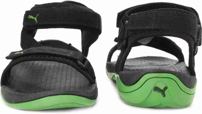 PUMA K9000 Men Black Sports Sandals Buy Black Leaf Green Color