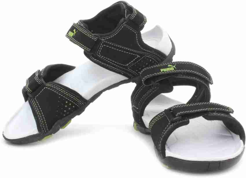 PUMA Helium Ind. Men Green White Black Sports Sandals Buy