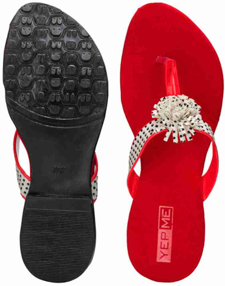 YEPME Women Red Flats Buy White Red Color YEPME Women Red