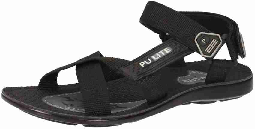 Pulite Men Black Sandals Buy Black Color Pulite Men Black