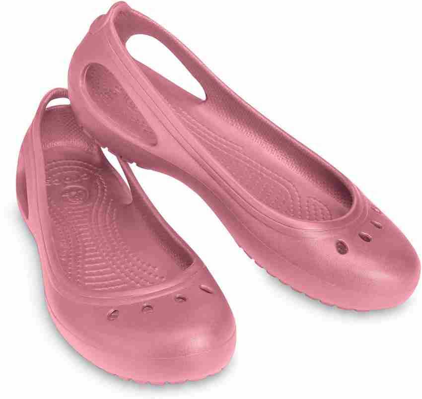 Crocs ballet flats discount pink