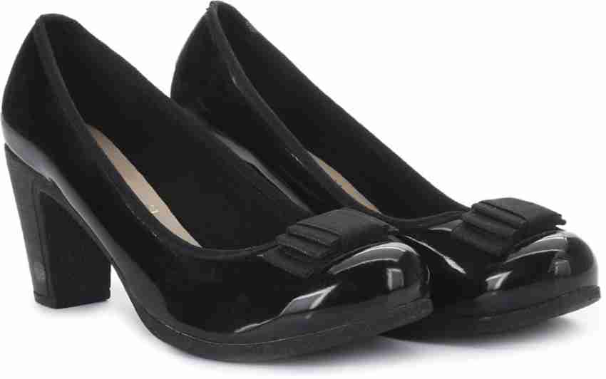 Catwalk black block heels hotsell