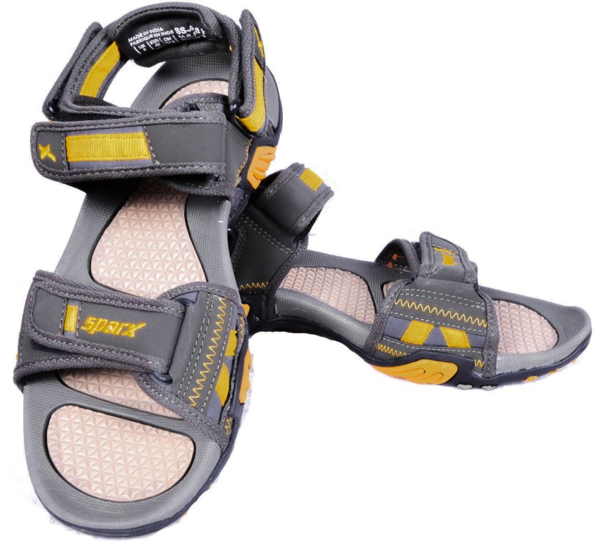 Sparx Men Olive Yellow Sports Sandals Buy Olive Yellow Color