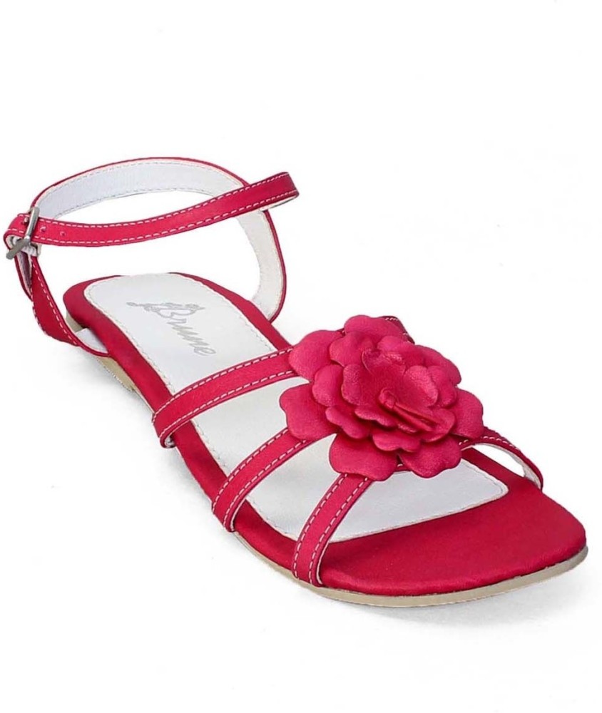 Bright discount pink sandals