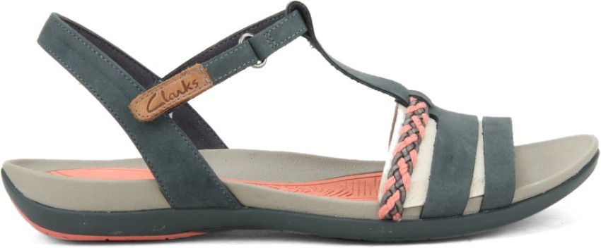 CLARKS Tealite Grace Navy Nubuck Women Sports Sandals Buy NAVY