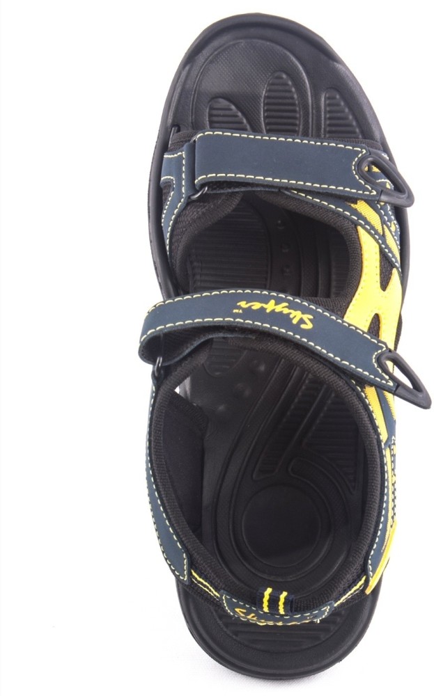 Skyper Hermes Men Blue Yellow Sandals Buy Blue Yellow Color