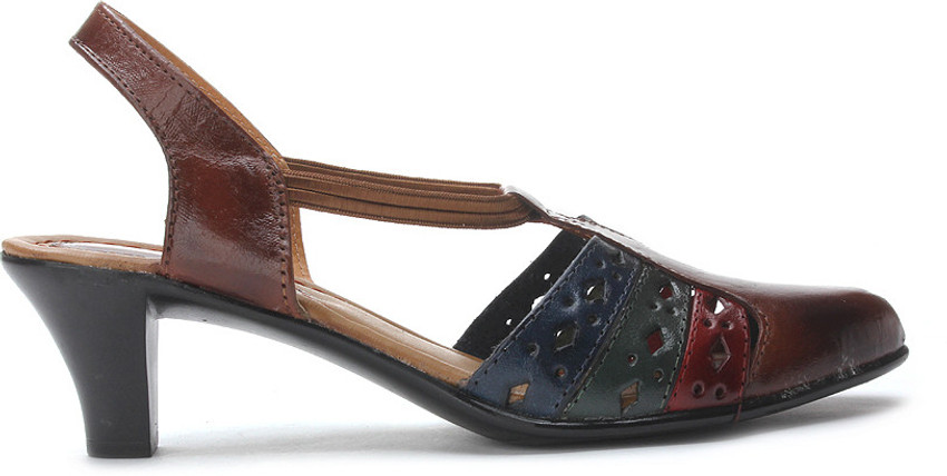 Catwalk Women Women Red Multicolor Brown Blue Heels Buy