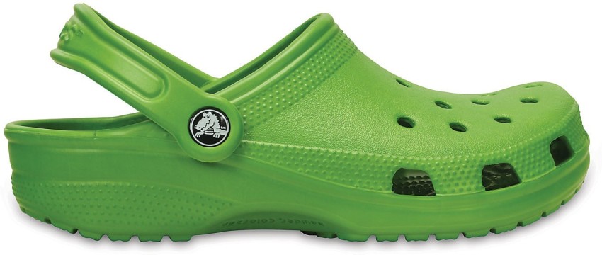 parrot green crocs