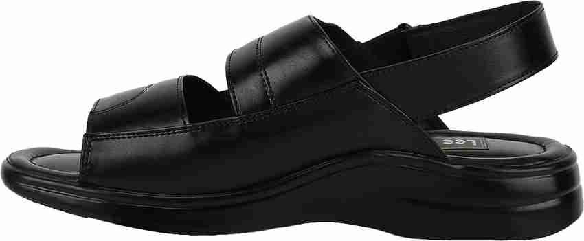 Lee Grand Men Black Sandals Buy Black Color Lee Grand Men Black