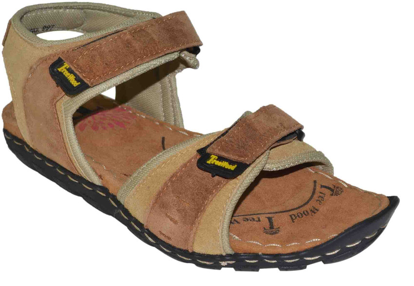 Tree Wood Men Tan Brown Sandals Buy Camel Brown Color Tree Wood