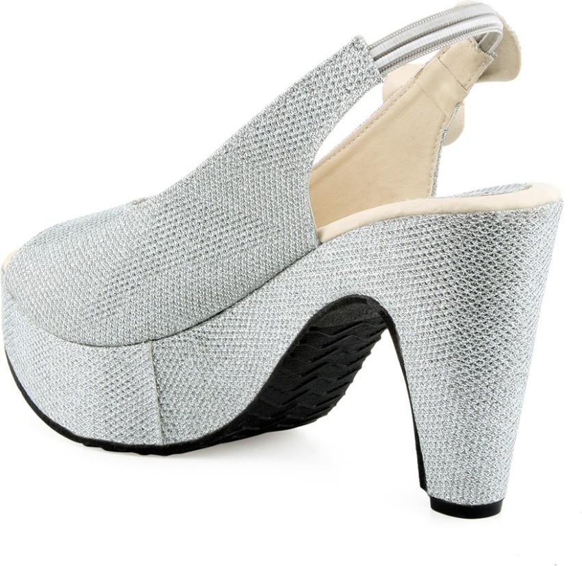 Silver best sale footwear ladies