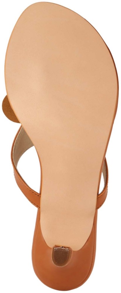 Charudiva Design Studio Charu Designer Heel Sandal Women Tan Heels