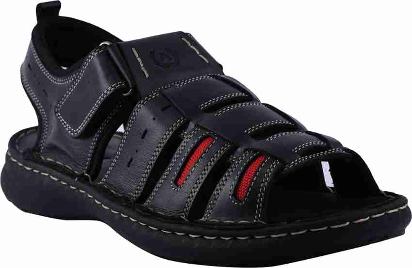 Amster Men Black Sandals Buy Black Color Amster Men Black