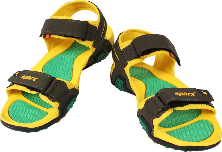 Sparx sale sandals yellow