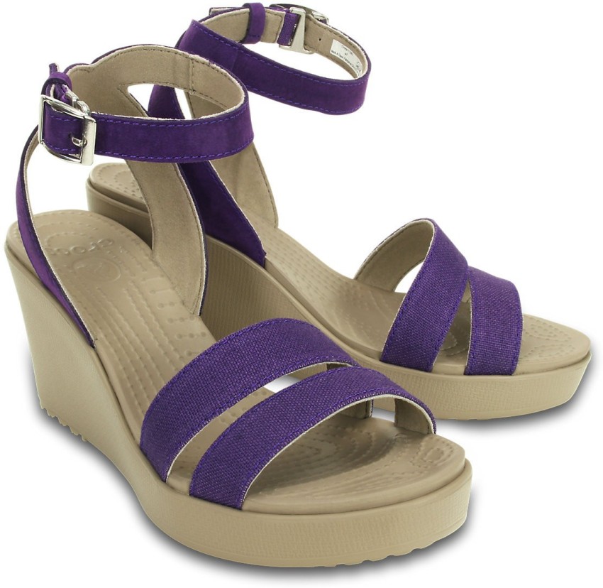 Crocs leigh wedge top uk