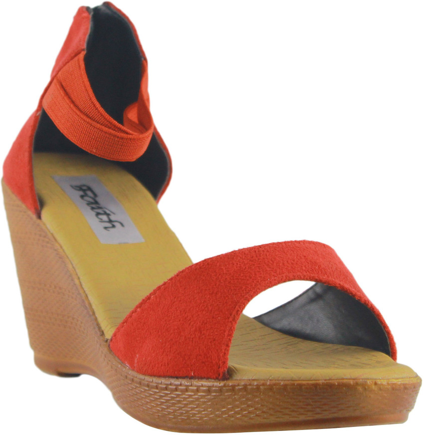 Faith red wedge sandals hot sale
