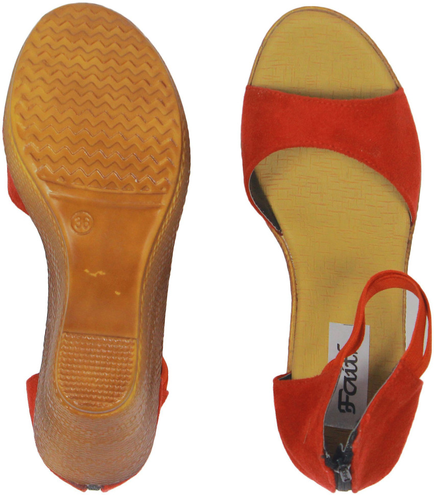 FAITH Women Wedges Buy Red Color FAITH Women Wedges Online at Best Price Shop Online for Footwears in India Flipkart